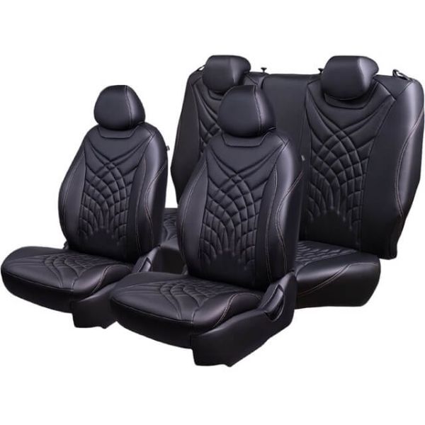 Чехлы Премиум Экокожа Байрон Президент|Жук на Volkswagen Amarok (2010+)