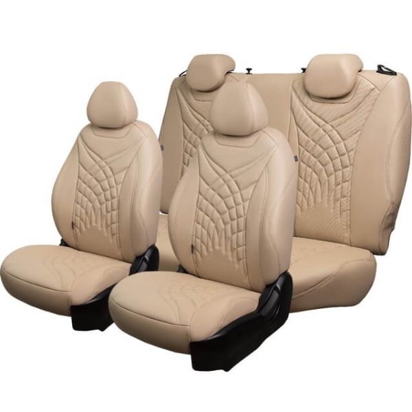 Чехлы Премиум Экокожа Байрон Президент|Жук на Volkswagen Amarok (2010+)