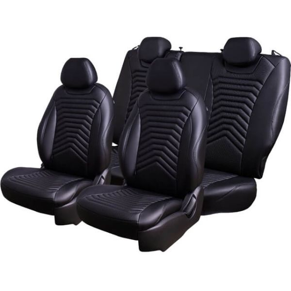 Чехлы Премиум Экокожа Байрон Президент|Жук на Volkswagen Amarok (2010+)