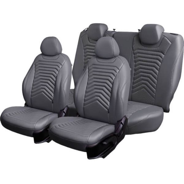 Чехлы Премиум Экокожа Байрон Президент|Жук на Volkswagen Amarok (2010+)