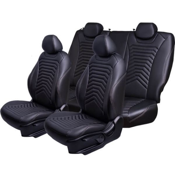 Чехлы Премиум Экокожа Байрон Президент|Жук на Volkswagen Amarok (2010+)