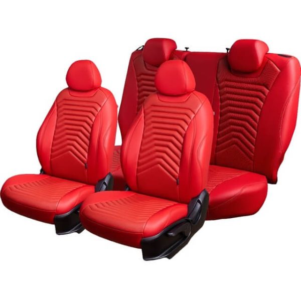 Чехлы Премиум Экокожа Байрон Президент|Жук на Volkswagen Amarok (2010+)