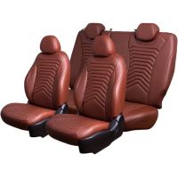 Чехлы Премиум Экокожа Байрон Президент|Жук на Volkswagen Amarok (2010+)