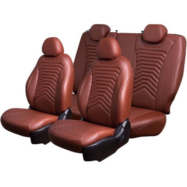 Чехлы Премиум Экокожа Байрон Президент|Жук на Volkswagen Amarok (2010+)