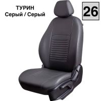 Чехлы Экокожа Турин Классик на Citroen C-Elysee 2013-2021 г.в.